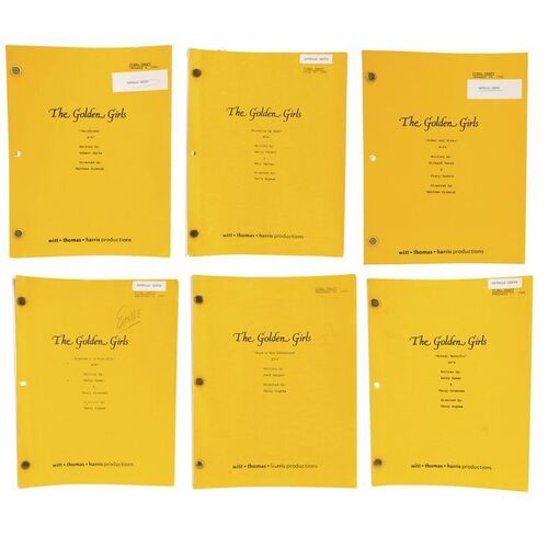 Lot #853 - Rich Weaver Collection: Two Estelle Getty-Signed Scripts with Six Additional Personal Scripts ### GOLDEN GIRLS, THE (1985-1992)