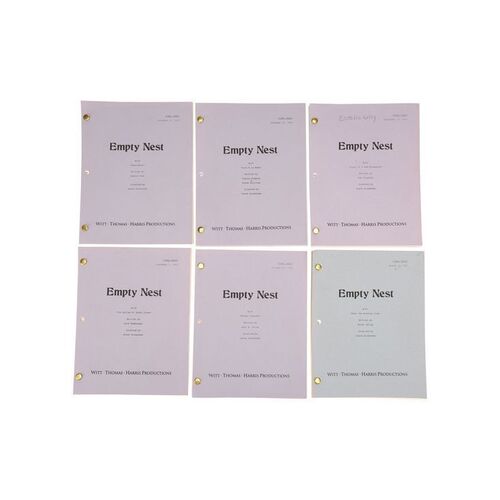 Lot #861 - Rich Weaver Collection: Set of Estelle Getty's Bound Scripts and a Handwritten Note from Richard Mulligan ### EMPTY NEST (1988-1995)