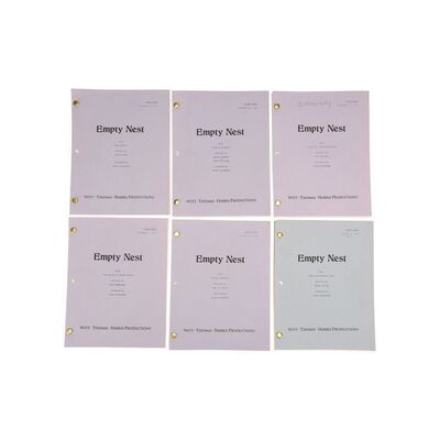 Lot #861 - Rich Weaver Collection: Set of Estelle Getty's Bound Scripts and a Handwritten Note from Richard Mulligan ### EMPTY NEST (1988-1995)