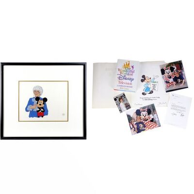 Lot #865 - Rich Weaver Collection: Estelle Getty's Hand-Painted Disney Animation Cel and Disney Ephemera ### GOLDEN GIRLS, THE (1985-1992)