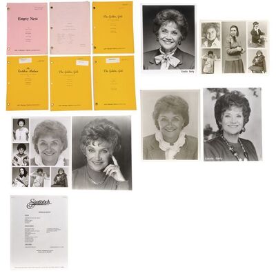 Lot #871 - Rich Weaver Collection: Set of Six Headshots, Set of Six Scripts, and Credits ### ESTELLE GETTY