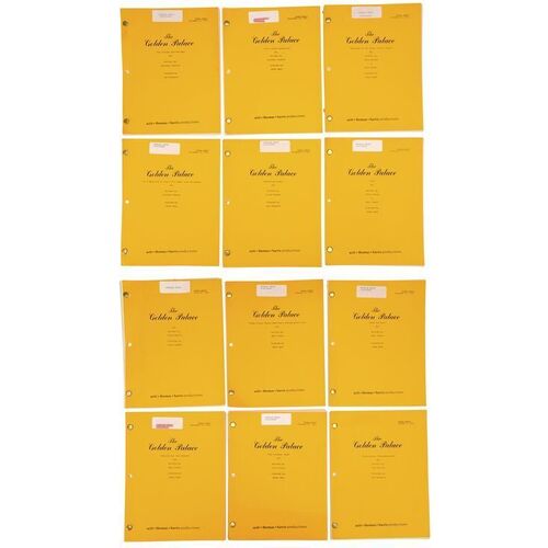 Lot #873 - Rich Weaver Collection: Set of 12 Estelle Getty's Bound Scripts ### GOLDEN PALACE, THE (1992-1993)