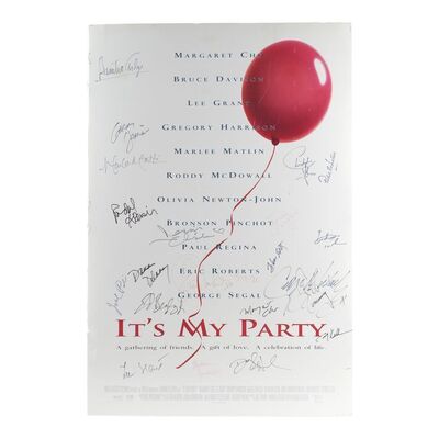 Lot #874 - Rich Weaver Collection: Autographed Movie Poster ### IT'S MY PARTY (1996)