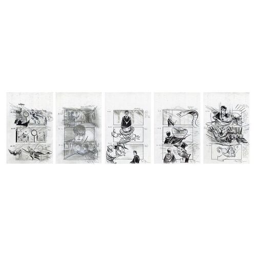 Lot #889 - Set of Five Hand-Drawn Doug Brode Harry Potter Concept Illustrations ### HARRY POTTER AND THE PRISONER OF AZKABAN (2004)