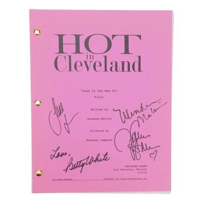 Lot #906 - Cast-Autographed Pilot Script ### HOT IN CLEVELAND (2010-2015)