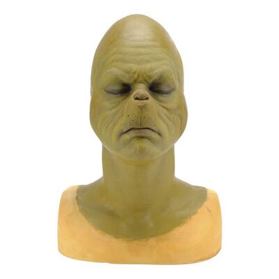 Lot #910 - Grinch (Jim Carrey) Makeup Test Bust ### HOW THE GRINCH STOLE CHRISTMAS (2000)