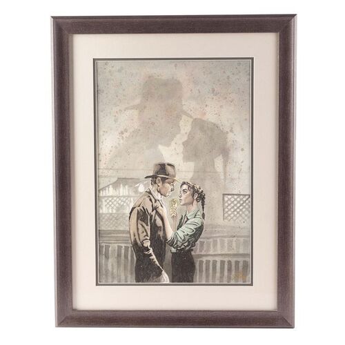 Lot #918 - Framed Hand-Painted Gary Shipman "It Looks Like I'm Your Partner" Artwork ### INDIANA JONES AND THE RAIDERS OF THE LOST ARK (1981)