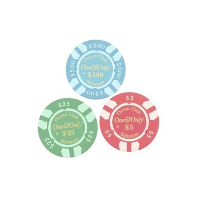 Lot #933 - Set of Three Ocean Club Chips ### JAMES BOND: CASINO ROYALE (2006)