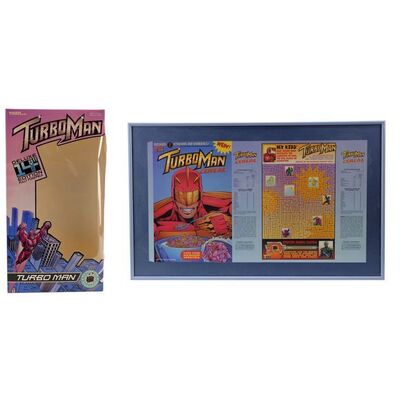 Lot #937 - Framed Production-Made TurboMan Cereal and Action Figure Boxes ### JINGLE ALL THE WAY (1996)