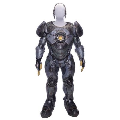 Lot #942 - Full Battle-Damaged Blackstar Stunt Suit with Extra Hands ### JUPITER'S LEGACY (2021)