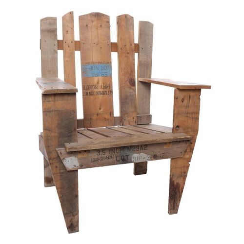 Lot #969 - The Swamp's Ammo-Crate Lounge Chair ### M*A*S*H (1972-1983)