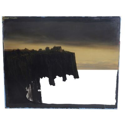 Lot #973 - Hand-Painted Michael Pangrazio House on a Cliff Matte Painting ### MALICE (1993)