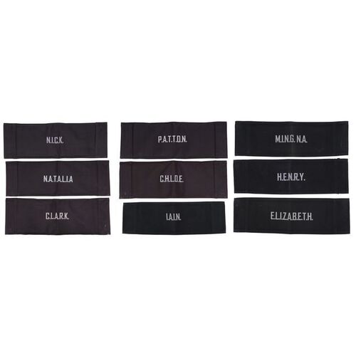 Lot #986 - Set of Nine Key Cast Chairbacks ### MARVEL'S AGENTS OF S.H.I.E.L.D. (2013-2020)