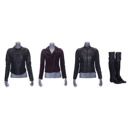 Lot #990: MARVEL'S AGENTS OF S.H.I.E.L.D. (2013-2020) - Set of Melinda May's Leather Jackets and Boots