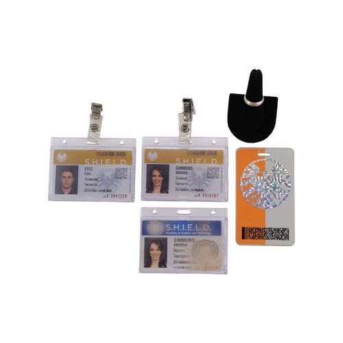 Lot #997 - Set of Jemma Simmons and Leo Fitz's S.H.I.E.L.D. IDs with Wedding Ring ### MARVEL'S AGENTS OF S.H.I.E.L.D. (2013-2020)