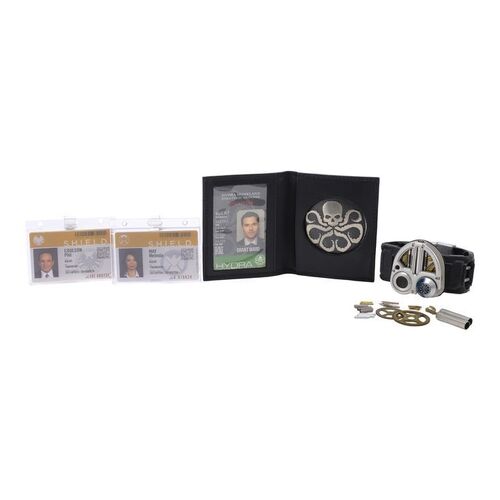 Lot #999 - Grant Ward's HYDRA Badge, Watch, and Phil Coulson and Melinda May's S.H.I.E.L.D. IDs ### MARVEL'S AGENTS OF S.H.I.E.L.D. (2013-2020)