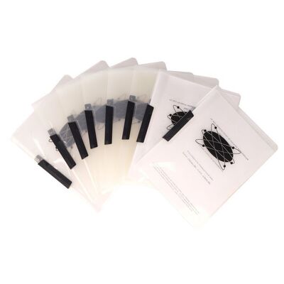 Lot #1015 - Set of Eight Clear Folders with Logo ### MEN IN BLACK II (2002)