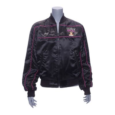 Lot #1034 - Jane Smith's (Angelina Jolie) "Jesus Rocks" Jacket ### MR. & MRS. SMITH (2005)