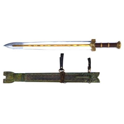 Lot #1038 - The Emperor's (Jet Li) Sword and Sheath ### MUMMY: TOMB OF THE DRAGON EMPEROR, THE (2008)