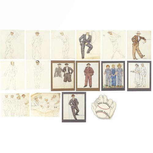 Lot #1045 - Set of Hand-Drawn Barbara Black-Sterne Character Costume Design Illustrations ### NATURAL, THE (1984)