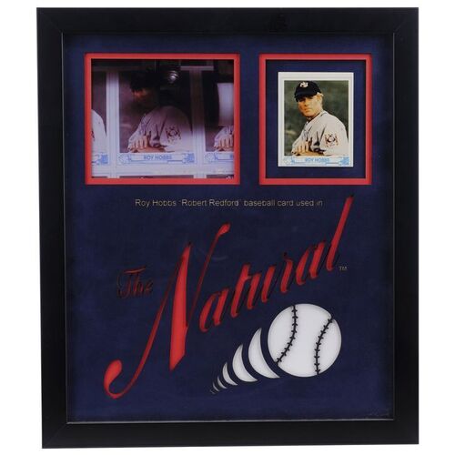 Lot #1046 - Framed Roy Hobbs (Robert Redford) Baseball Card ### NATURAL, THE (1984)