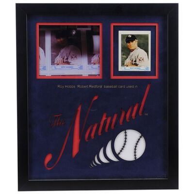 Lot #1046 - Framed Roy Hobbs (Robert Redford) Baseball Card ### NATURAL, THE (1984)
