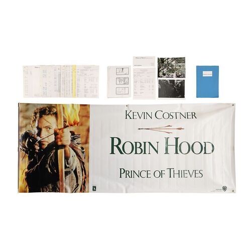 Lot #1144 - Script, Production Paperwork, and Promotional Banner ### ROBIN HOOD: PRINCE OF THIEVES (1991)