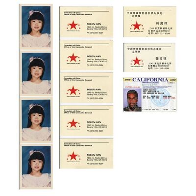 Lot #1153 - James Carter's (Chris Tucker) Driver's License with Solon Han's (Tzi Ma) Business Cards and Soo Yung Han (Julia Hsu) Photos ### RUSH HOUR (1998)