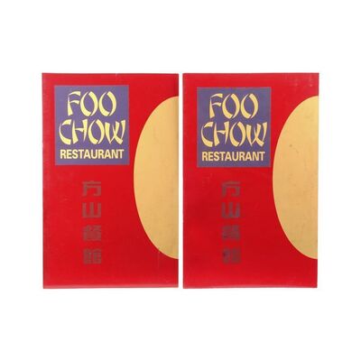 Lot #1154 - Pair of Foo Chow Menus ### RUSH HOUR (1998)
