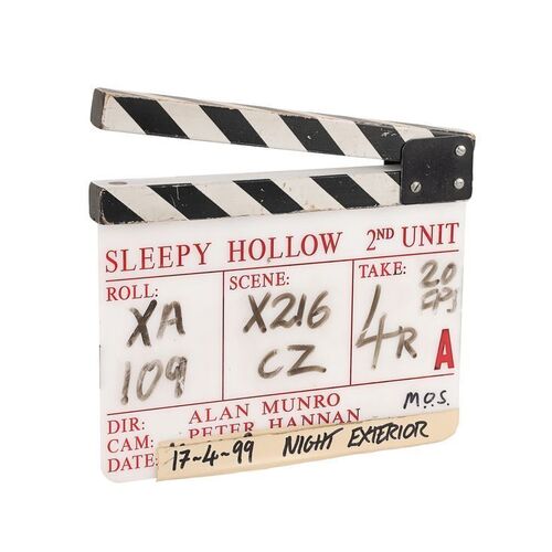 Lot #1173 - Production-used Clapperboard ### SLEEPY HOLLOW (1999)