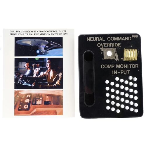 Lot #1190 - Hikaru Sulu's (George Takei) Helm Station Control Panel ### STAR TREK: THE MOTION PICTURE (1979)