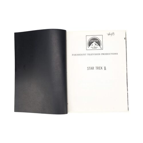 Lot #1200 - Final Draft Script ### STAR TREK II: THE WRATH OF KHAN (1982)