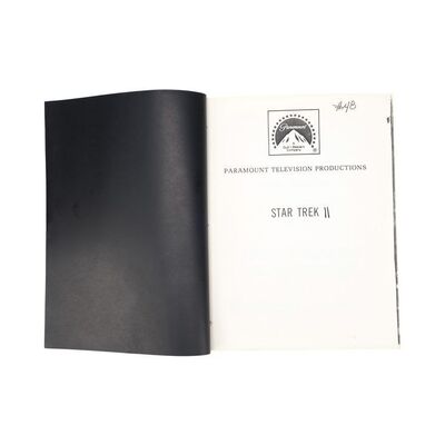Lot #1200 - Final Draft Script ### STAR TREK II: THE WRATH OF KHAN (1982)