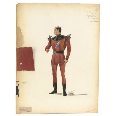Lot #1222 - Hand-Painted Spock Costume Concept Artwork ### STAR TREK: THE ORIGINAL SERIES (TV SERIES, 1966-1969)