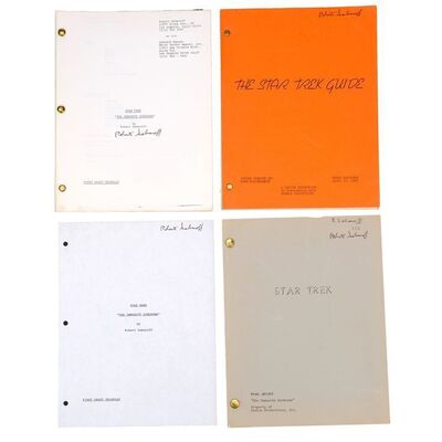 Lot #1225 - Robert Sabaroff's Autographed "The Immunity Syndrome" Scripts and Original Writer's Guide ### STAR TREK: THE ORIGINAL SERIES (TV SERIES, 1966-1969)