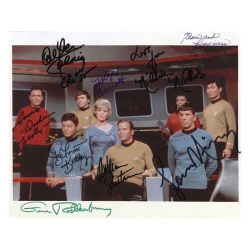 Lot #1227 - Cast- and Gene Roddenberry-Autographed Photo ### STAR TREK: THE ORIGINAL SERIES (TV SERIES, 1966-1969)