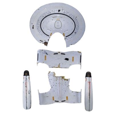 Lot #1233 - USS Enterprise NCC-1701-D Pyrotechnic Model Miniature Components ### STAR TREK: THE NEXT GENERATION (TV SERIES, 1987-1994)