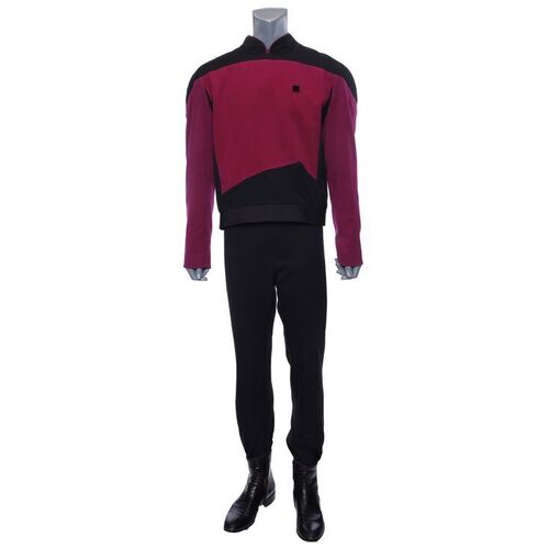Lot #1236 - Command Division Starfleet Uniform Costume ### STAR TREK: THE NEXT GENERATION (TV SERIES, 1987-1994)