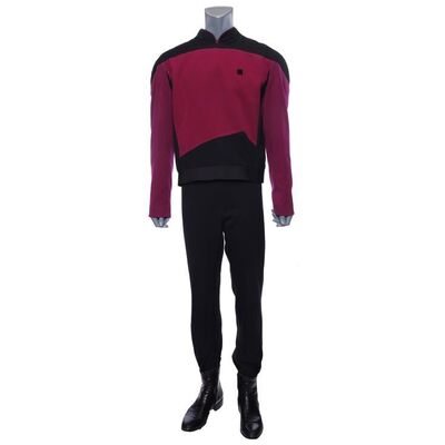Lot #1236 - Command Division Starfleet Uniform Costume ### STAR TREK: THE NEXT GENERATION (TV SERIES, 1987-1994)
