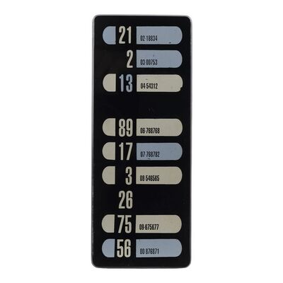 Lot #1239 - LCARS Door Panel ### STAR TREK: THE NEXT GENERATION (TV SERIES, 1987-1994)