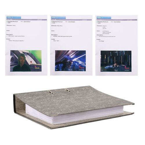 Lot #1265 - Nick Gillard Collection: FX Live Action Reshoot Binder ### STAR WARS: REVENGE OF THE SITH (2005)