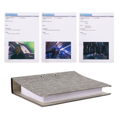 Lot #1265 - Nick Gillard Collection: FX Live Action Reshoot Binder ### STAR WARS: REVENGE OF THE SITH (2005)