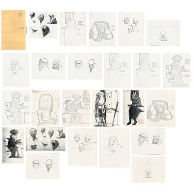 Lot #1285 - Charles Lippincott Collection: Production Used Cantina Alien Design Prints ### STAR WARS: A NEW HOPE (1977)