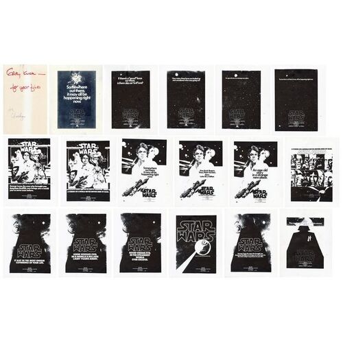 Lot #1289 - Charles Lippincott Collection: Set of 17 Poster Concept Prints ### STAR WARS: A NEW HOPE (1977)