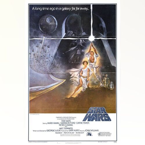 Lot #1296 - International Style "A" First Print One-Sheet ### STAR WARS: A NEW HOPE (1977)