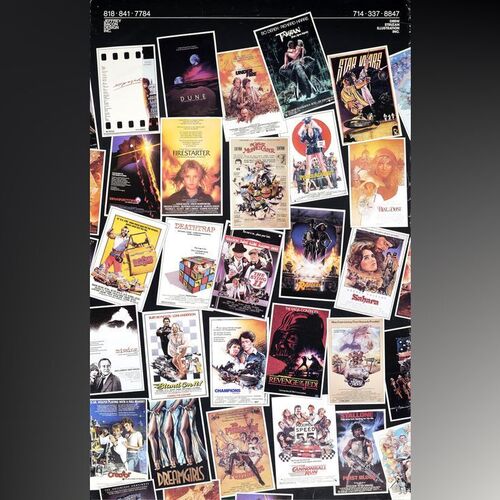 Lot #1298 - Promotional Poster Collage of Drew Struzan's and Jeffrey Bacon's One Sheets ### VARIOUS PRODUCTIONS