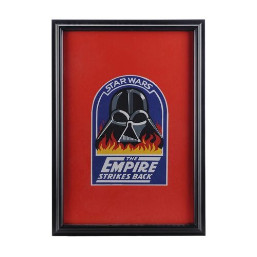 Lot #1318 - Framed Norway Tracked Vehicle "Vader in Flames" Decal ### STAR WARS: THE EMPIRE STRIKES BACK (1980)