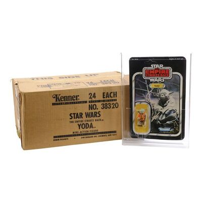 Lot #1325 - Kenner Yoda Action Figure Retailer Master Carton and Carded Yoda Figure ### STAR WARS: THE EMPIRE STRIKES BACK (1980)