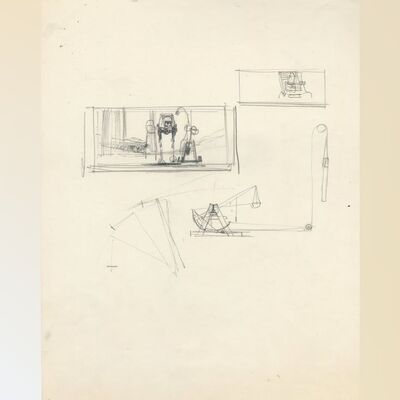 Lot #1329 - Hand-Drawn Ralph McQuarrie Portfolio Battle of Endor Thumbnail Sketches ### STAR WARS: RETURN OF THE JEDI (1983)