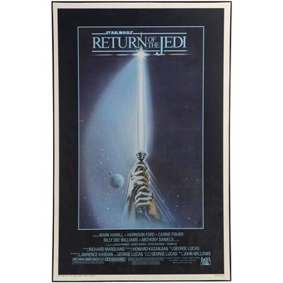 Lot #1336 - Jeremy Bulloch's UK Premiere One-Sheet ### STAR WARS: RETURN OF THE JEDI (1983)